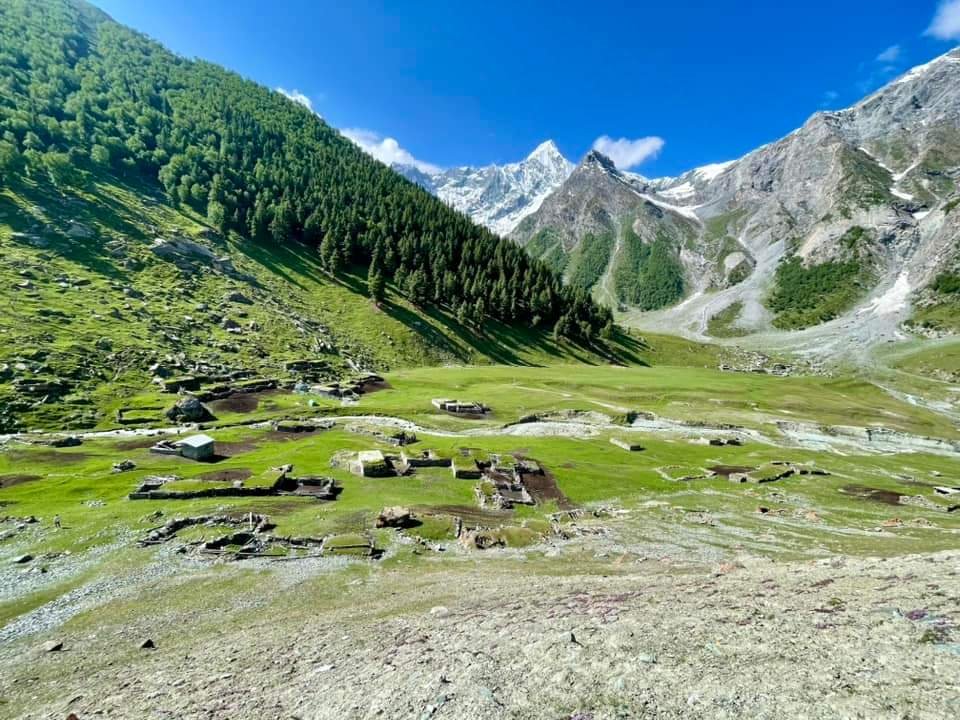 Bagrote Valley meadows near Gilgit, Gilgit-Baltistan